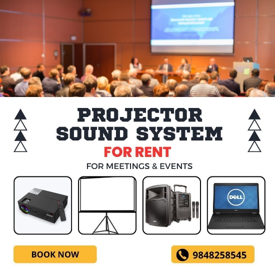 Picture of PROJECTOR  & SOUND SYSTEM For Rent