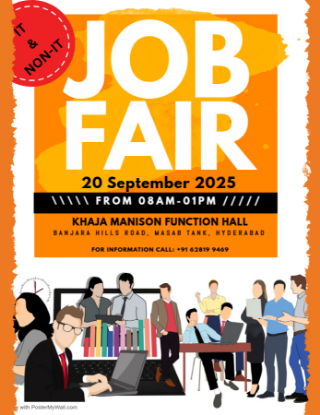 Picture of Mega Job Fair in Hyderabad – Tech & Non-Tech Job Seekers