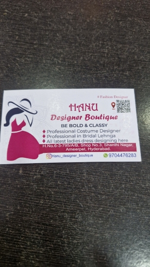 Picture of Hanu Designer Boutique :  Be Bold & Classy