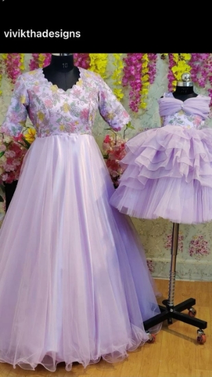 Picture of Designer Frocks by Hanu Boutique