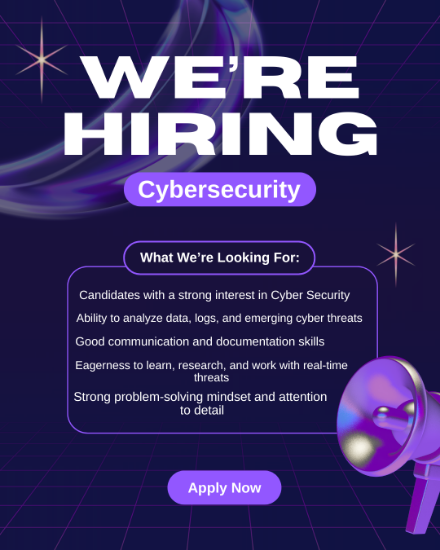 Picture of Now Hiring: Cyber Security Intern for Gravity Innovision Solutions