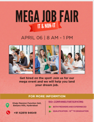 Picture of Mega Job Fair in Hyderabad – Tech & Non-Tech Job Seekers