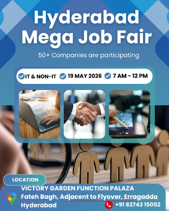 Picture of Mega Job Fair in Hyderabad – Tech & Non-Tech Job Seekers