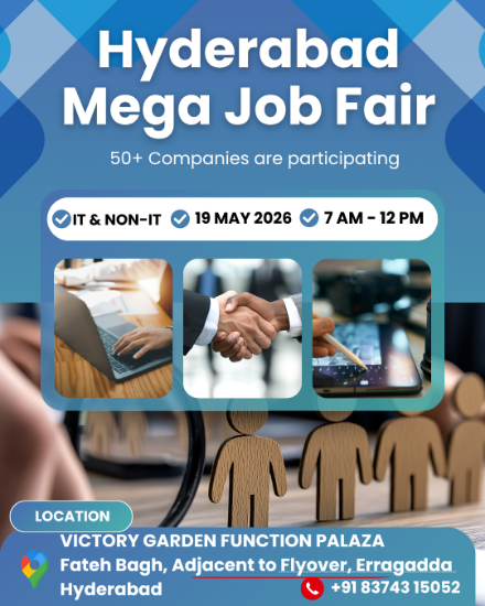 Picture of Mega Job Fair in Hyderabad – Tech & Non-Tech Job Seekers